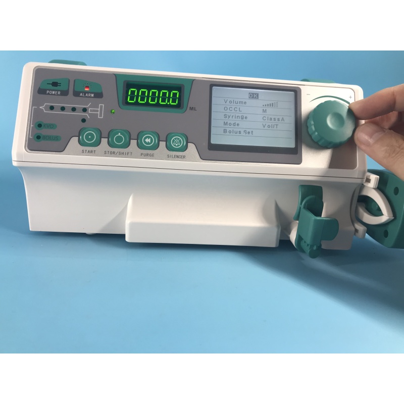 Infusion Syringe Pump with Drug Library