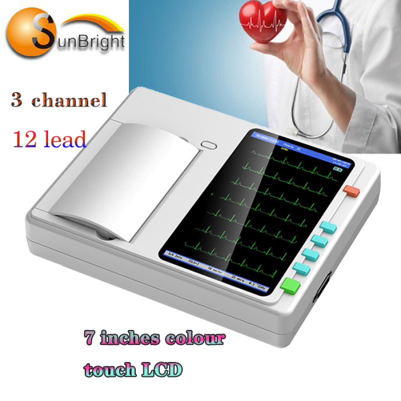 Portable clinic usb electrocardiograph ecg machine