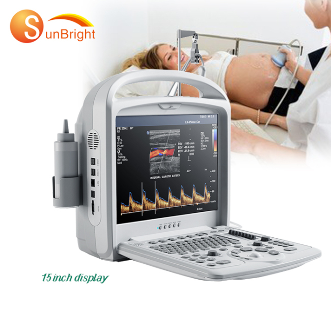 cheaper price high performance medical portable ultrasound with linear probe transducer