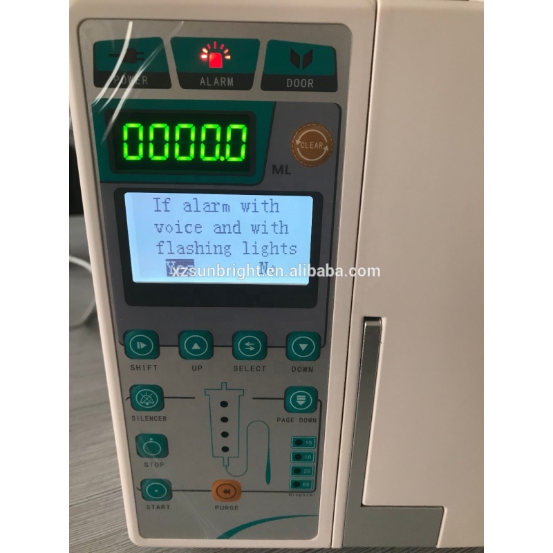 Hot sale new arrival hospital medical infusion pump machine