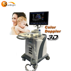 Sunbright ultrasound 3D 4D trolley color Doppler
