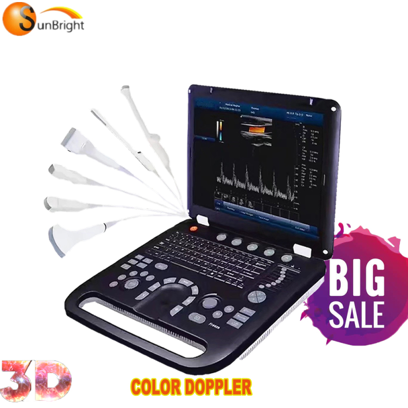 Factory price Human use Digital Portable Ultrasonic 3D Ecografo doppler ultrasound machine