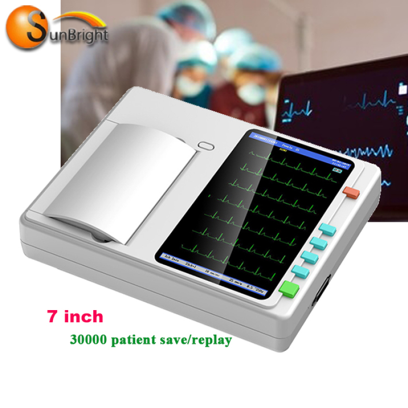 new upgraded advanced high intensity medical portable ecg monitor machine