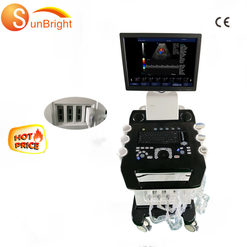 Dispositivo diagnostico ultrasonico portatile Sun-908A, ecografo doppler a colori cardiaco e vascolare