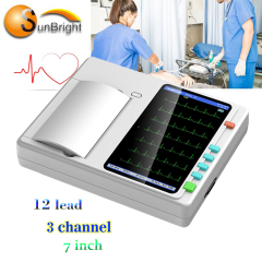 Wireless ecg monitor vital sign monitor digital 3 6 channel ambulance ecg machines