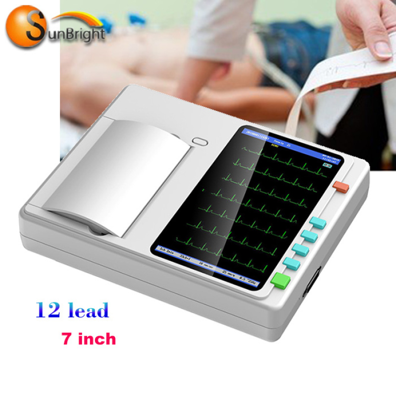 high intensity medical diagnostic ecg machine manufacturers electrocardiograph 12 channel
