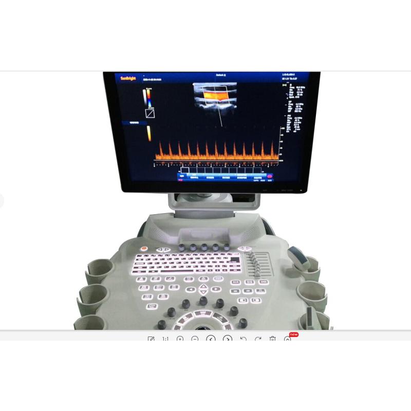 Fairly used ultrasound portable sonoscape trolley color Doppler with 3 probes for sale best price