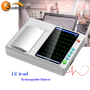 High Resolution 7 inch Touchscreen Display Hospital 3 Channel ECG Machine ecg battery