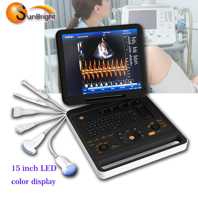new upgraded advanced high digital 3D 4D color doppler ultrasound machine for veterinary doppler with cheaper price