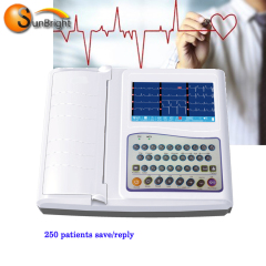 top quality medical handheld dynamic ECG systems portable 12channel 12 lead fetal ecg machine