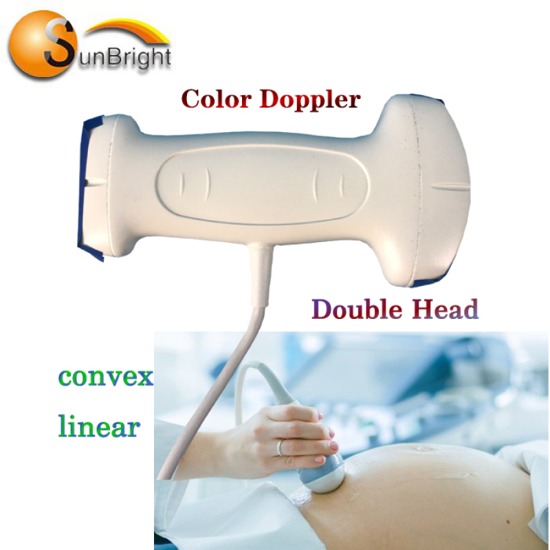 High end medical ultrasound USB double head probe