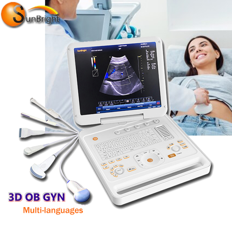 high end 3D PW laptop laptop color Doppler ultrasound medical equipment scanner