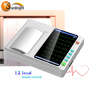portable advance ecg machine 12 channel trolley ECG monitor machine