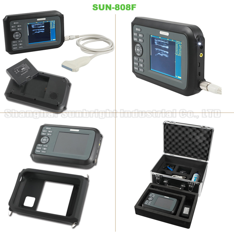 best veterinary ultrasound machine handheld ultrasound cow sheep horse machine SUN-808F