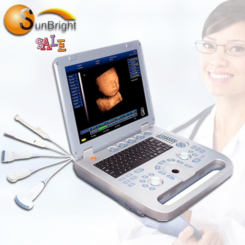 Hot! Laptop 3D vga port ultrasound machine for OB GYN fetal