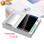 portable  3 channel portable ecg ekg electrocardiogram machine medical