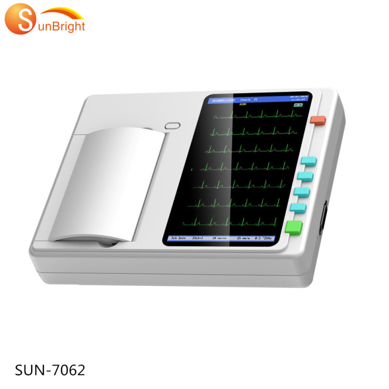Factory Price 6 channel digital electrocardiograph machine ecg machine price