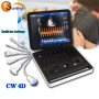 High quality Portable color doppler Ultrasound Scanner 4B display USB port to transfer data