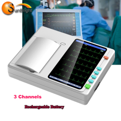 Sunbright hospital use ekg ecg machine cheapest 3 channel ECG on sale