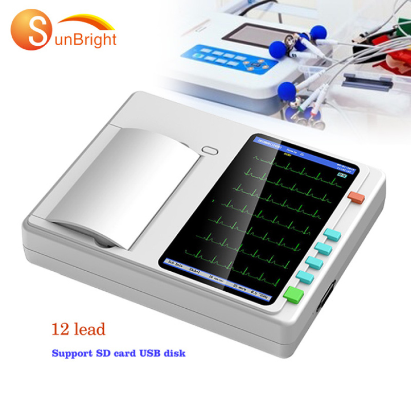 Nice Quality Intelligent 12 Channel ECG home Machine Electrocardiograph