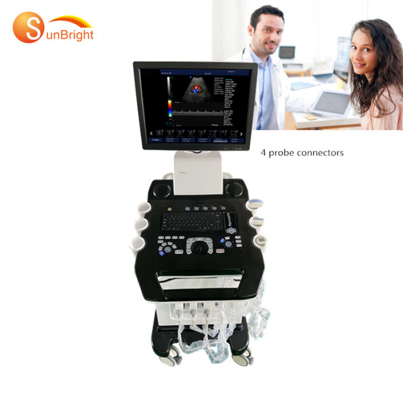 Precio de la máquina de escáner del sistema de ultrasonido fetal de carro 3D/4D con Doppler color de alta calidad