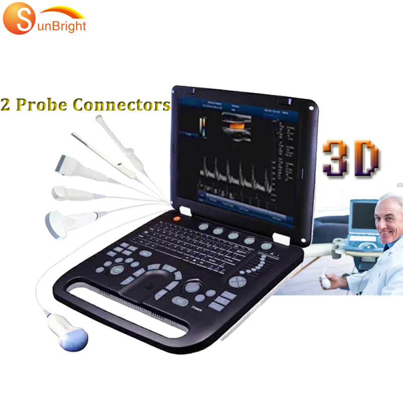 Hot sale high quality as logiq v2 ultrasound machine portable 3D color doppler