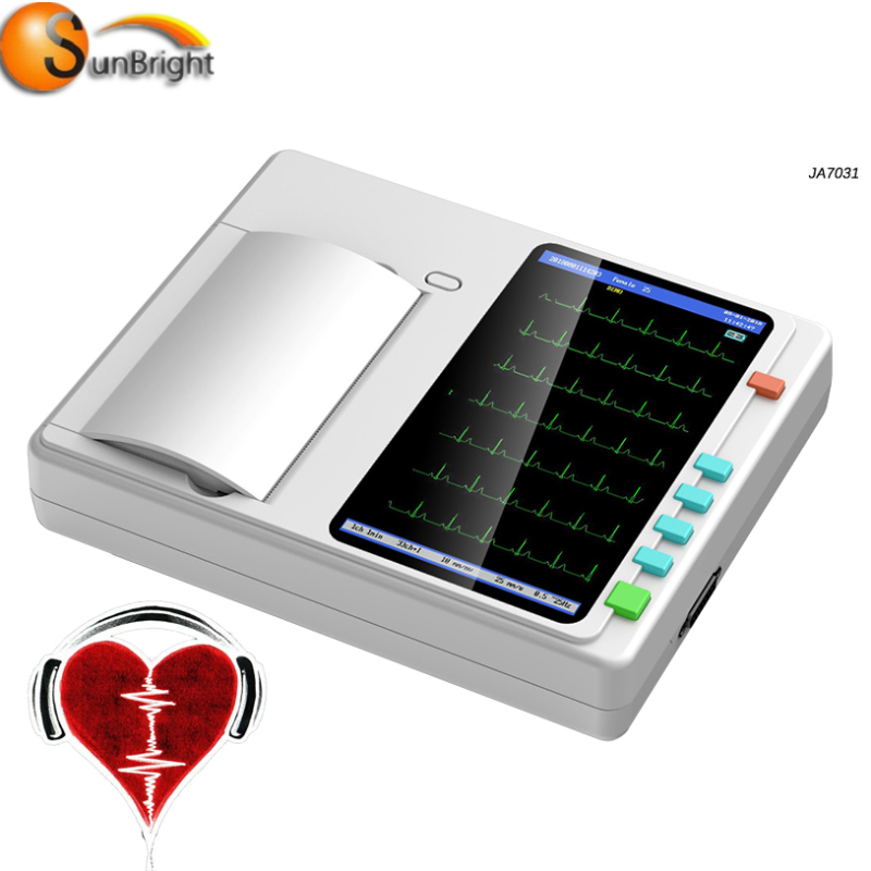 Heißer tragbarer digitaler Elektrokardiograph mit Touchscreen