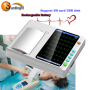 Real time monitor portable touch screen 3 channel ecg machine price