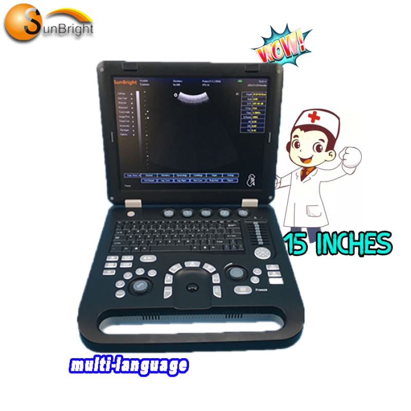 Échographe 15D/3D grand écran de 4 pouces de bonne qualité