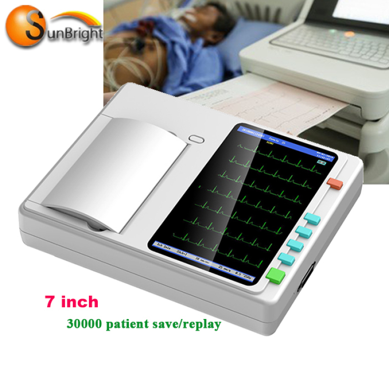 Machine de diagnostic médical ecg à 3/6/12 canaux, meilleure vente, bonne performance