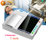 Newest cheap price of ECG machine 12 lead 3 channel ECG with USB port