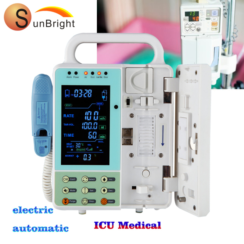 병원 ICU CCU 주입 펌프 인간의 새로운 의료용 CE/ISO 휴대용 자동