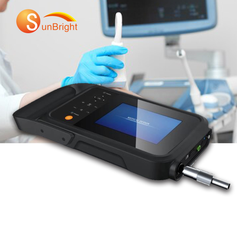 Display a colori di supporto Macchina ecografica portatile con scanner per test cardiaci 2D di dimensioni palmari