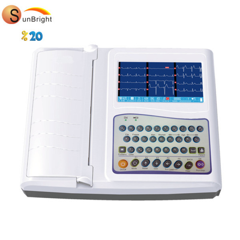 12 Channel 12 Leads ECG/EKG Machine