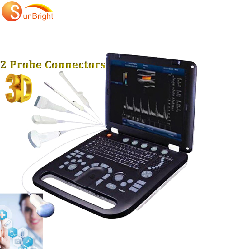 حار بيع SUN-906A CE الطبية 3D أرخص سعر آلة الموجات فوق الصوتية