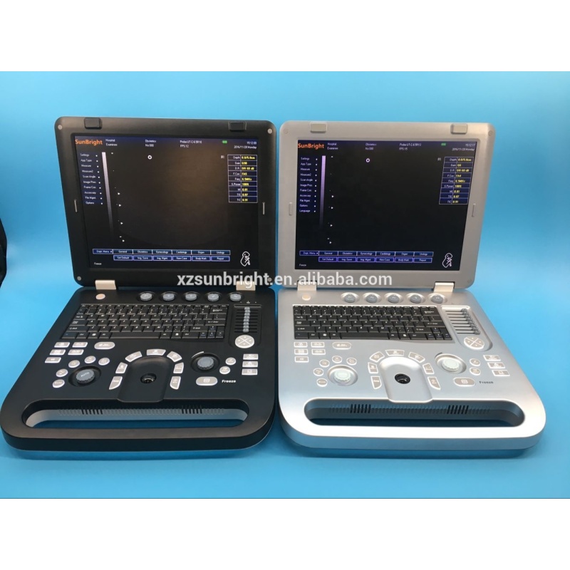 High intensity laptop hospital BW 3D OB GYN medical color ultrasound scanner machine