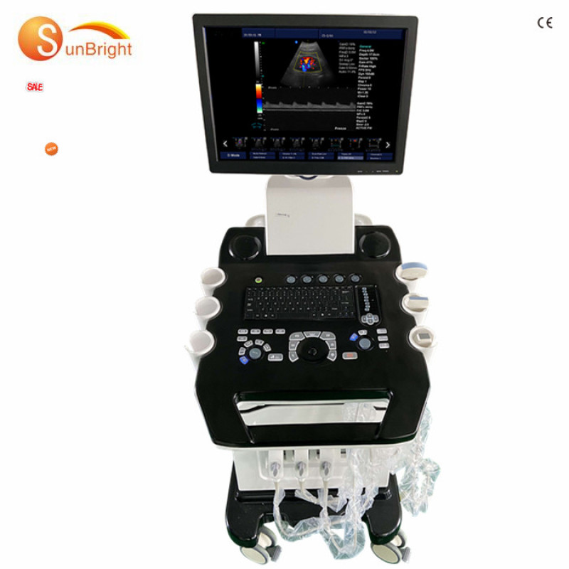High end 4D stationary color Doppler ultrasound scanner 3d doppler laptop digital ultrasound machine price