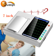 top quality full digital portable medical wireless 12 channel bluetooth EKG cable monitor machine realtime
