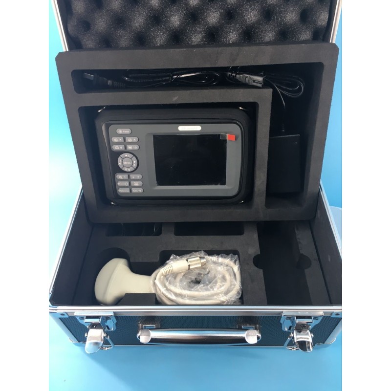 휴대용 초음파 차인 5.0 인치 LCD 가축 초음파 기계 최고의 가격 SUN-808F