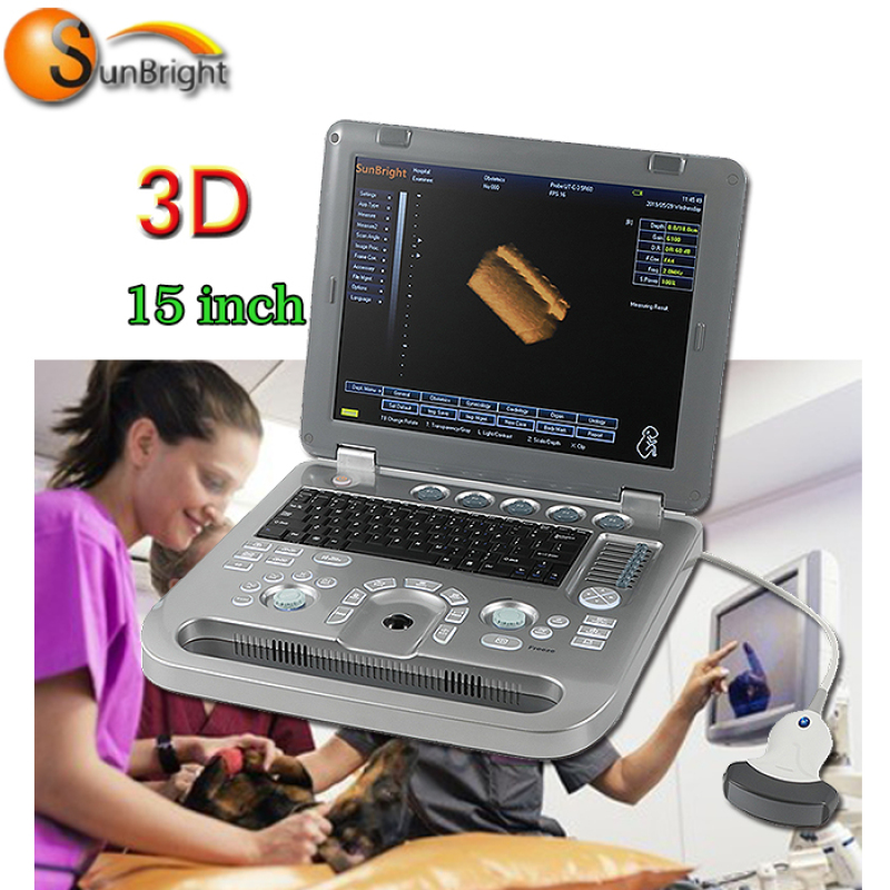 Повністю цифровий ноутбук Clear Image тест на вагітність коня ветеринарний ультразвуковий сканер