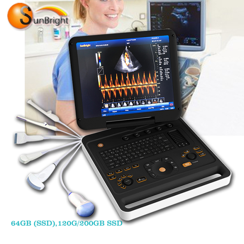 Doppler-Scanner Laptop CW High-End 4D Farbdoppler-Ultraschallgerät