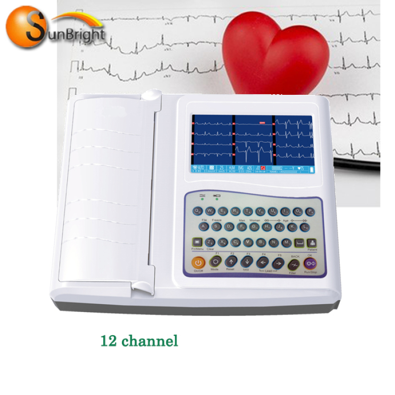 high intensity portable handheld medical ecg machine 12 channel in hospital