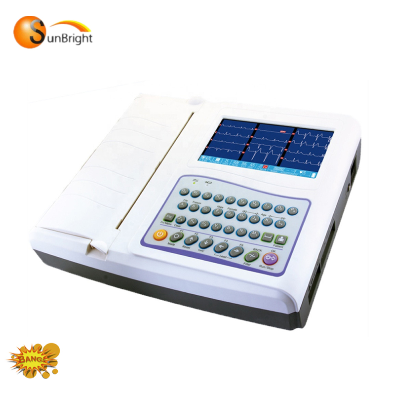 높은 비용 성능 ecg 12 채널 기계 SUN 8121