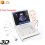 Portable 15 inches trolley optional ultrasound machine 3D color doppler imaging system