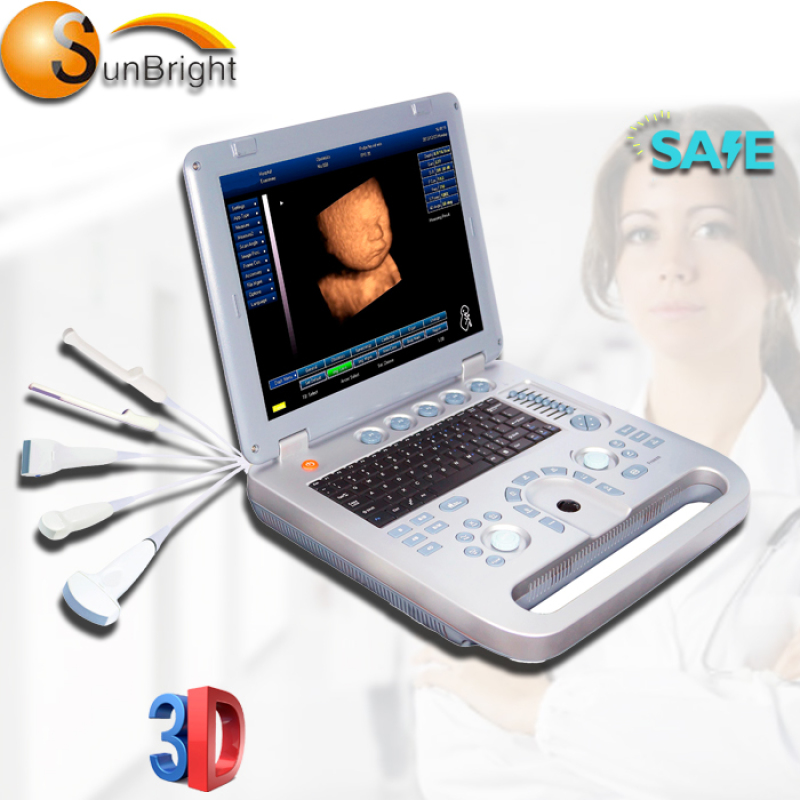 High quality portable Cardiac 3D Echocardiography ultrasound machine