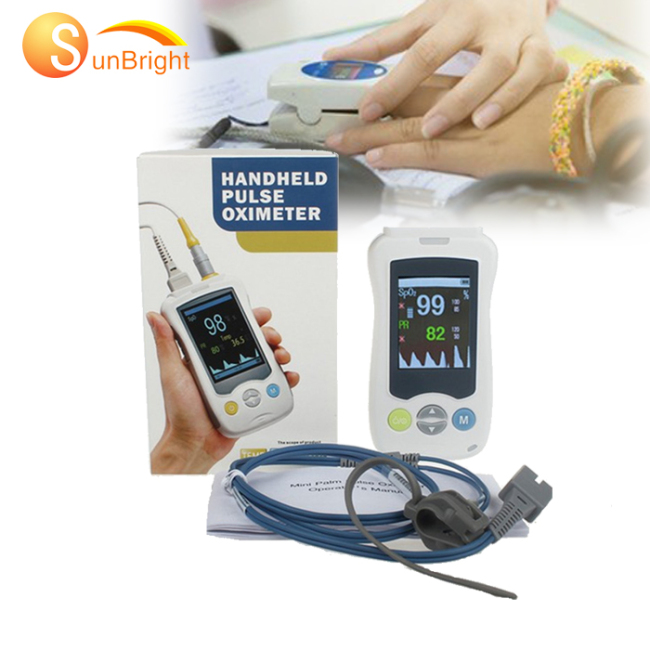 handheld pulse monitor with Temp probe SPO2 heart rate