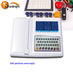 top quality touch screen portable medical wireless 12 channel bluetooth ecg monitor machine