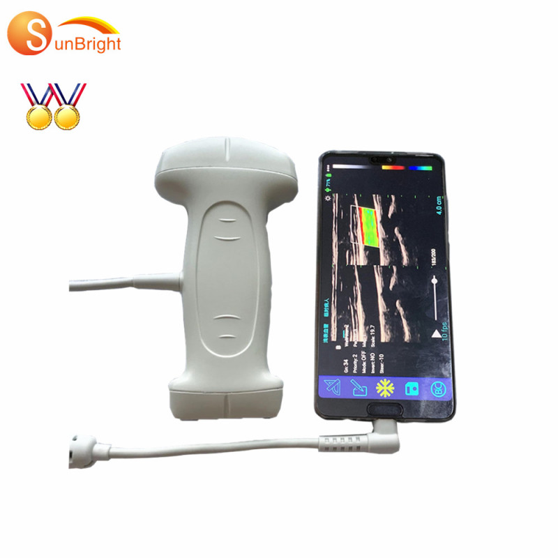 Machine Doppler couleur à double tête, échographie Doppler couleur