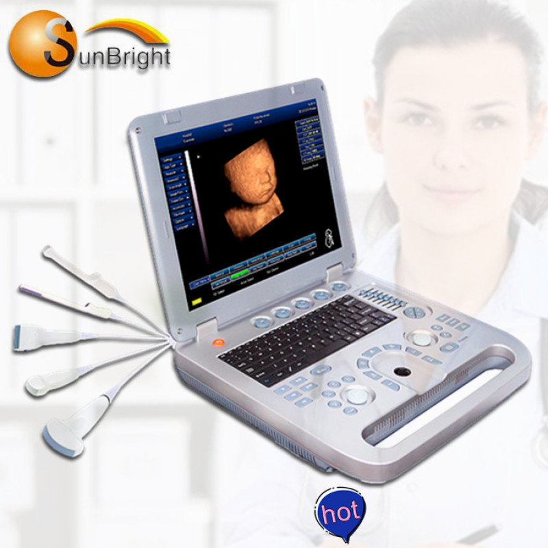 High quality similar ge logiq ultrasound machine 3 probe