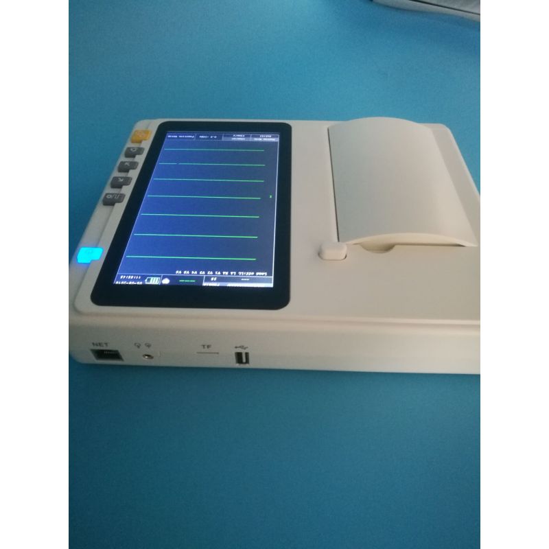 New touch screen ECG 6 channel machine